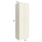 RTA Cambridge Antique White Glaze 30" x 96" x 24" Wall Pantry Cabinet with 4 Roll Out Trays