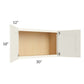RTA Cambridge Antique White Glaze 30x18 Wall Cabinet