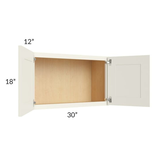 RTA Cambridge Antique White Glaze 30x18 Wall Cabinet