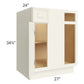 RTA Cambridge Antique White Glaze 36" Blind Base Cabinet