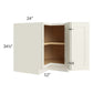 RTA Cambridge Antique White Glaze 36" Corner Base Cabinet
