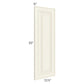 RTA Cambridge Antique White Glaze 36" Wall Decorative Door