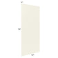 RTA Cambridge Antique White Glaze 42" x 96" Bead Board Finished Panel