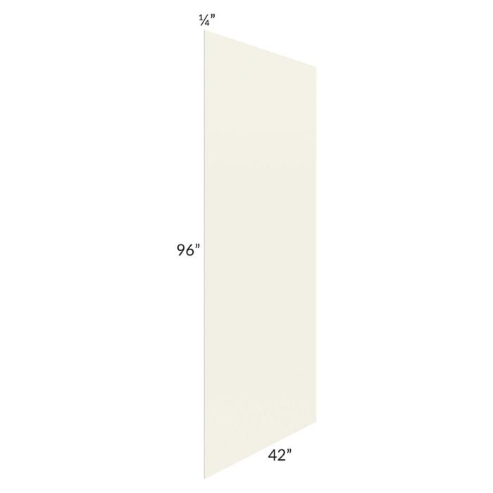 RTA Cambridge Antique White Glaze 42" x 96" Finished Veneer Panel