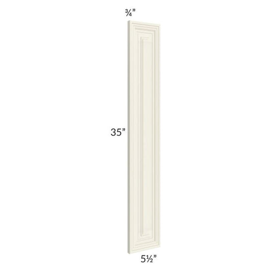 RTA Cambridge Antique White Glaze 6" x 36" Overlay Filler