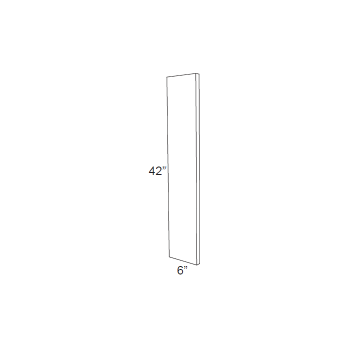 RTA Cambridge Antique White Glaze 6" x 42" Filler