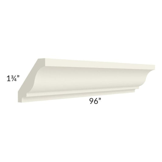 RTA Cambridge Antique White Glaze 96" Crown Molding (1.75" Height)