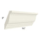 RTA Cambridge Antique White Glaze 96" Crown Molding (3" Height)