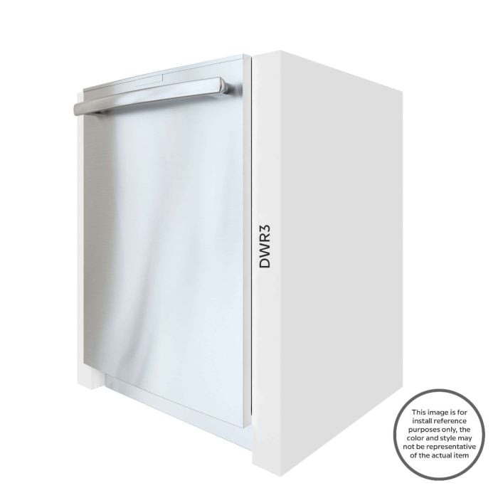 RTA Cambridge Antique White Glaze Appliance End Panel