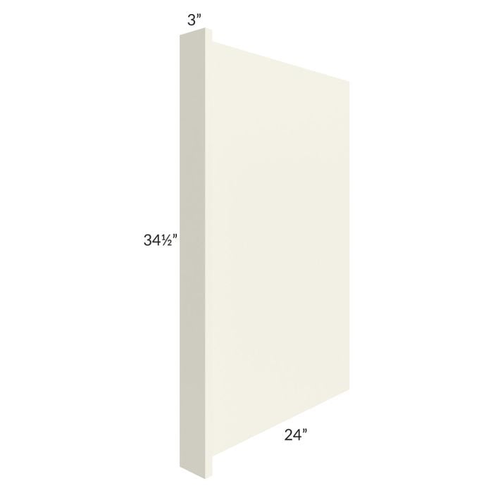 RTA Cambridge Antique White Glaze Appliance End Panel