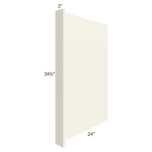RTA Cambridge Antique White Glaze Appliance End Panel
