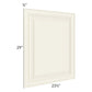 RTA Cambridge Antique White Glaze Base Decorative End Panel
