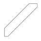 RTA Cambridge Antique White Glaze Large Angle Crown Molding