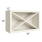 RTA Cambridge Antique White Glaze Wall X-Wine Rack Kit
