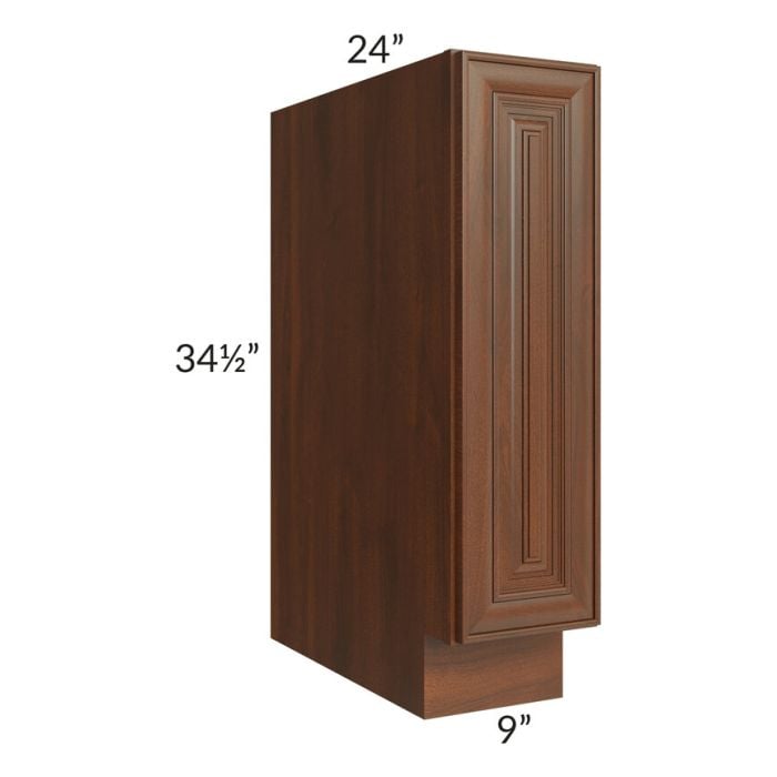 RTA Cambridge Saddle Glaze 09" Base Tray Cabinet