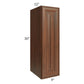 RTA Cambridge Saddle Glaze 09" x 30" Wall Cabinet with 2 Decorative End Panels