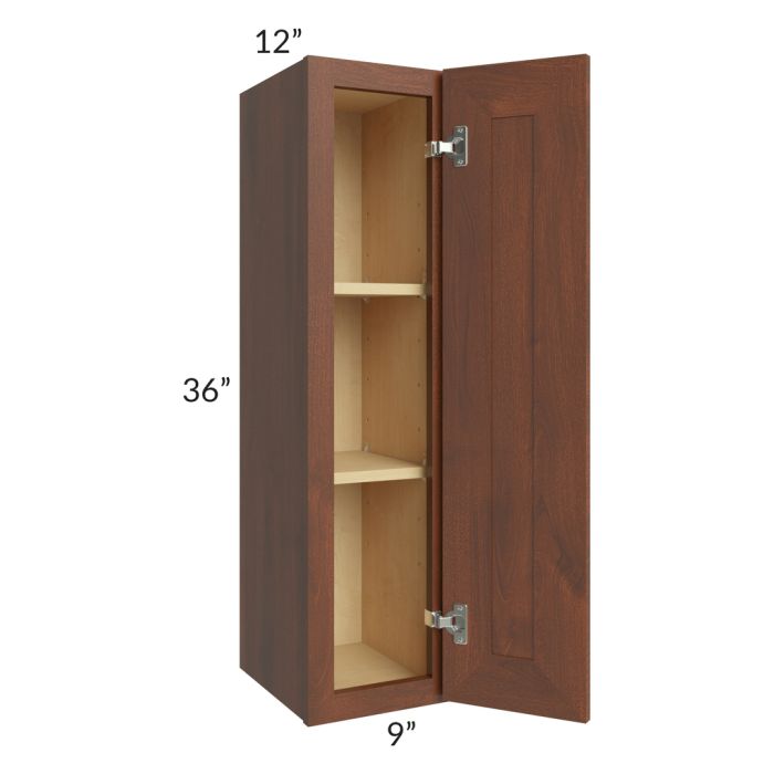 RTA Cambridge Saddle Glaze 09" x 36" Wall Cabinet