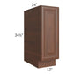 RTA Cambridge Saddle Glaze 12" Full Height Door Base Cabinet