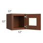 RTA Cambridge Saddle Glaze 12" x 12" Decorative Wall Cabinet