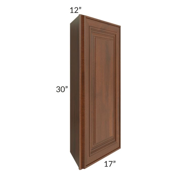 RTA Cambridge Saddle Glaze 12" x 30" Angle Wall Cabinet