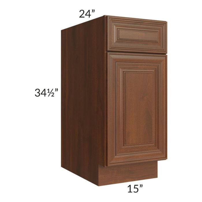 RTA Cambridge Saddle Glaze 15" Base Cabinet