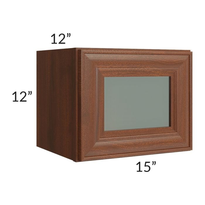 RTA Cambridge Saddle Glaze 15" x 12" Decorative Wall Cabinet