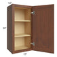 RTA Cambridge Saddle Glaze 15" x 30" Wall Cabinet with 2 Decorative End Panels