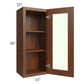 RTA Cambridge Saddle Glaze 15" x 36" Wall Glass Door Cabinet (Prepped for Glass Doors)