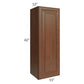 RTA Cambridge Saddle Glaze 15" x 42" Wall Cabinet with 2 Decorative End Panels