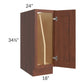 RTA Cambridge Saddle Glaze 18" Full Height Door Tray Divider Base Cabinet