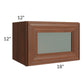 RTA Cambridge Saddle Glaze 18" x 12" Decorative Wall Cabinet
