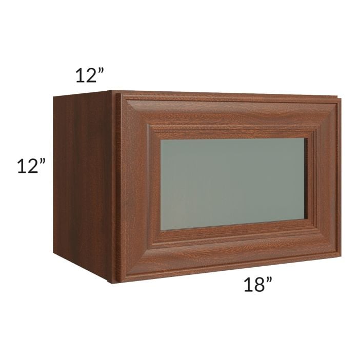 RTA Cambridge Saddle Glaze 18" x 12" Decorative Wall Cabinet