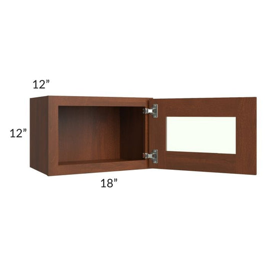 RTA Cambridge Saddle Glaze 18" x 12" Decorative Wall Cabinet