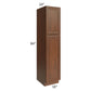 RTA Cambridge Saddle Glaze 18" x 84" x 24" Wall Pantry Cabinet