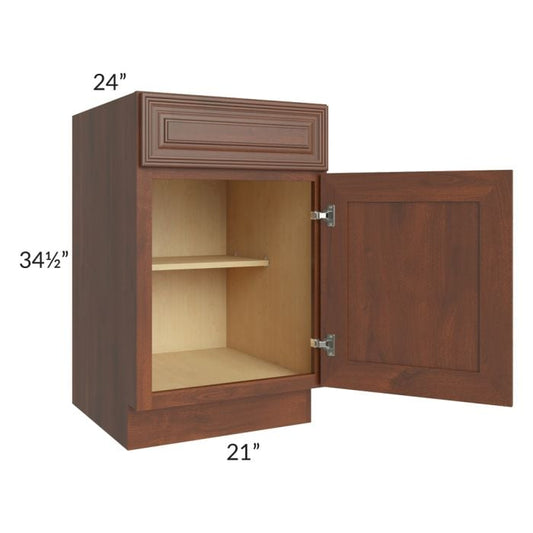 RTA Cambridge Saddle Glaze 21" Base Cabinet