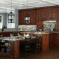 RTA Cambridge Saddle Glaze 21" Full Height Door Base Cabinet with 2 Decorative End Panels