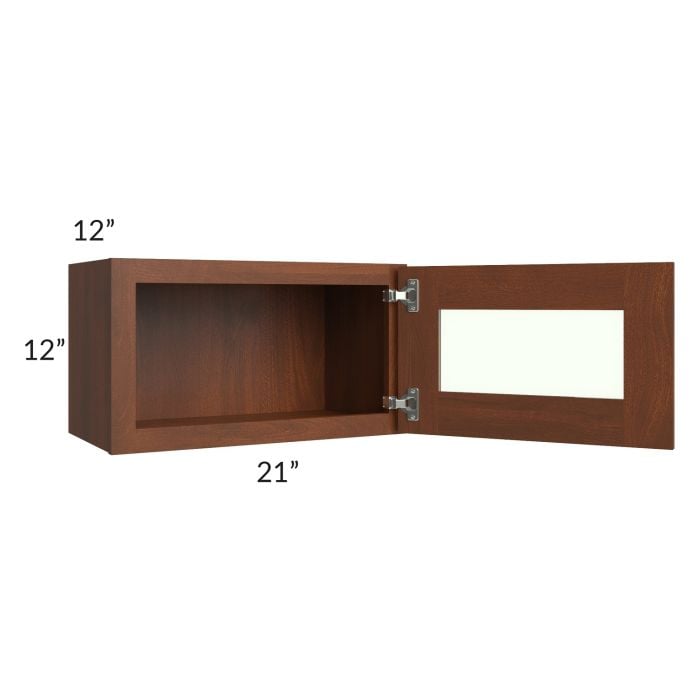 RTA Cambridge Saddle Glaze 21" x 12" Decorative Wall Cabinet