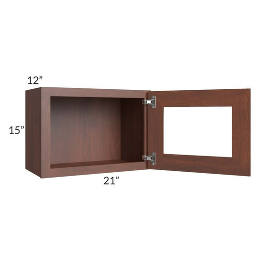 RTA Cambridge Saddle Glaze 21" x 15" Decorative Wall Cabinet