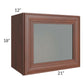 RTA Cambridge Saddle Glaze 21" x 18" Decorative Wall Cabinet