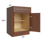 RTA Cambridge Saddle Glaze 24" Base Cabinet