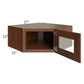 RTA Cambridge Saddle Glaze 27" x 12" Decorative Wall Diagonal Corner Cabinet