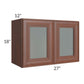 RTA Cambridge Saddle Glaze 27" x 18" Decorative Wall Cabinet