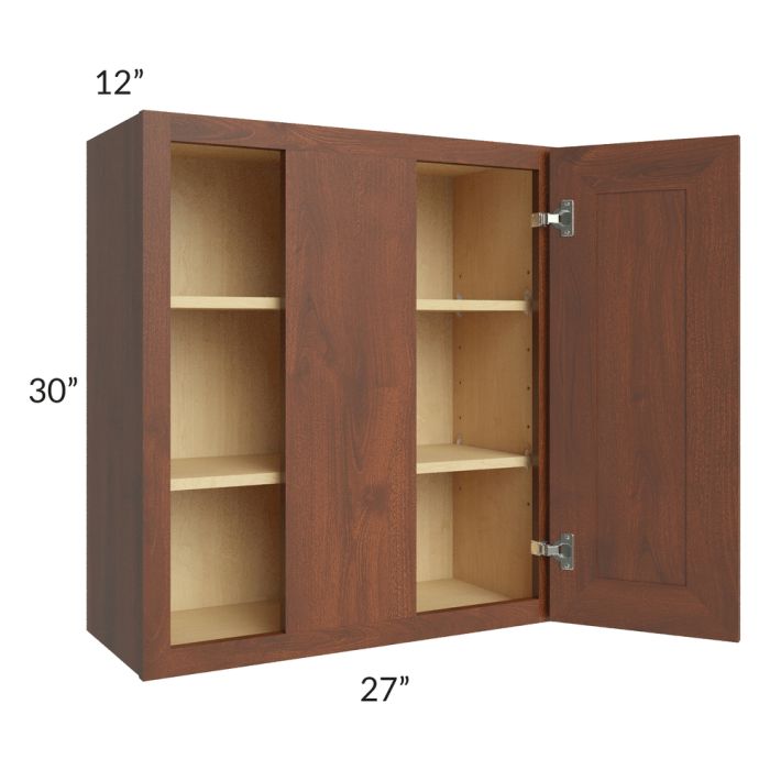 RTA Cambridge Saddle Glaze 27" x 30" Blind Corner Wall Cabinet