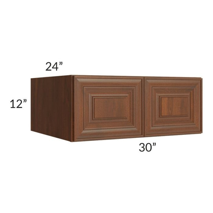 RTA Cambridge Saddle Glaze 30" x 12" x 24" Wall Cabinet