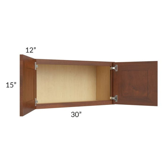 RTA Cambridge Saddle Glaze 30" x 15" Wall Cabinet