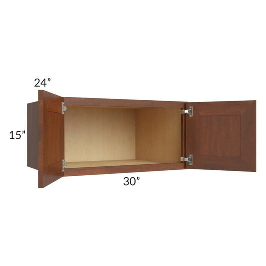 RTA Cambridge Saddle Glaze 30" x 15" x 24" Wall Cabinet