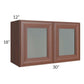 RTA Cambridge Saddle Glaze 30" x 18" Decorative Wall Cabinet