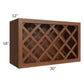 RTA Cambridge Saddle Glaze 30" x 18" Wine Rack Cabinet