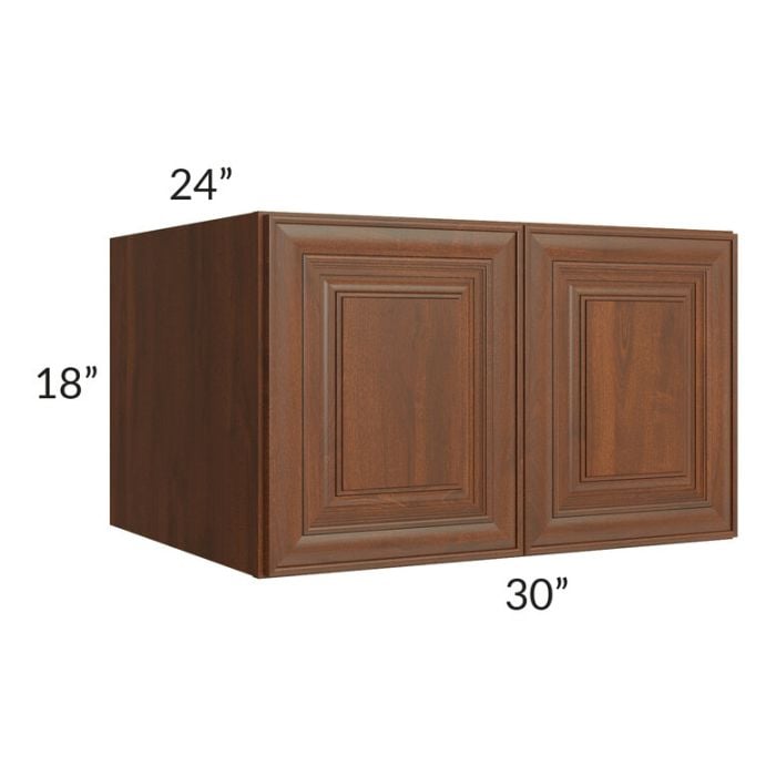 RTA Cambridge Saddle Glaze 30" x 18" x 24" Wall Cabinet