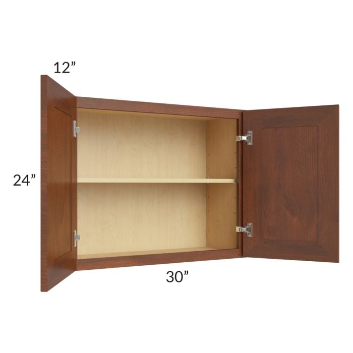 RTA Cambridge Saddle Glaze 30" x 24" Wall Cabinet
